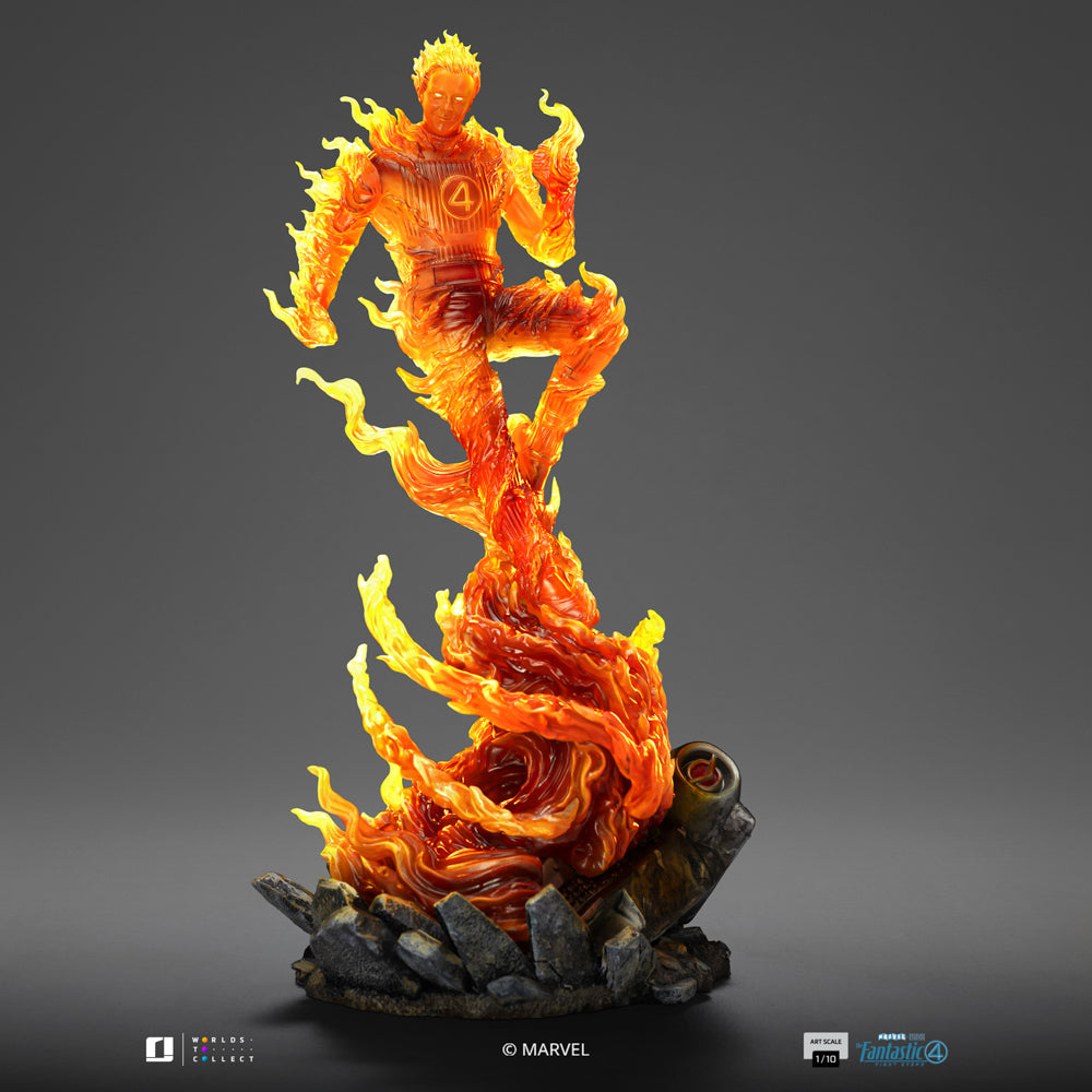 Estátua Human Torch - Fantastic Four - Art Scale 1/10 - Iron Studios