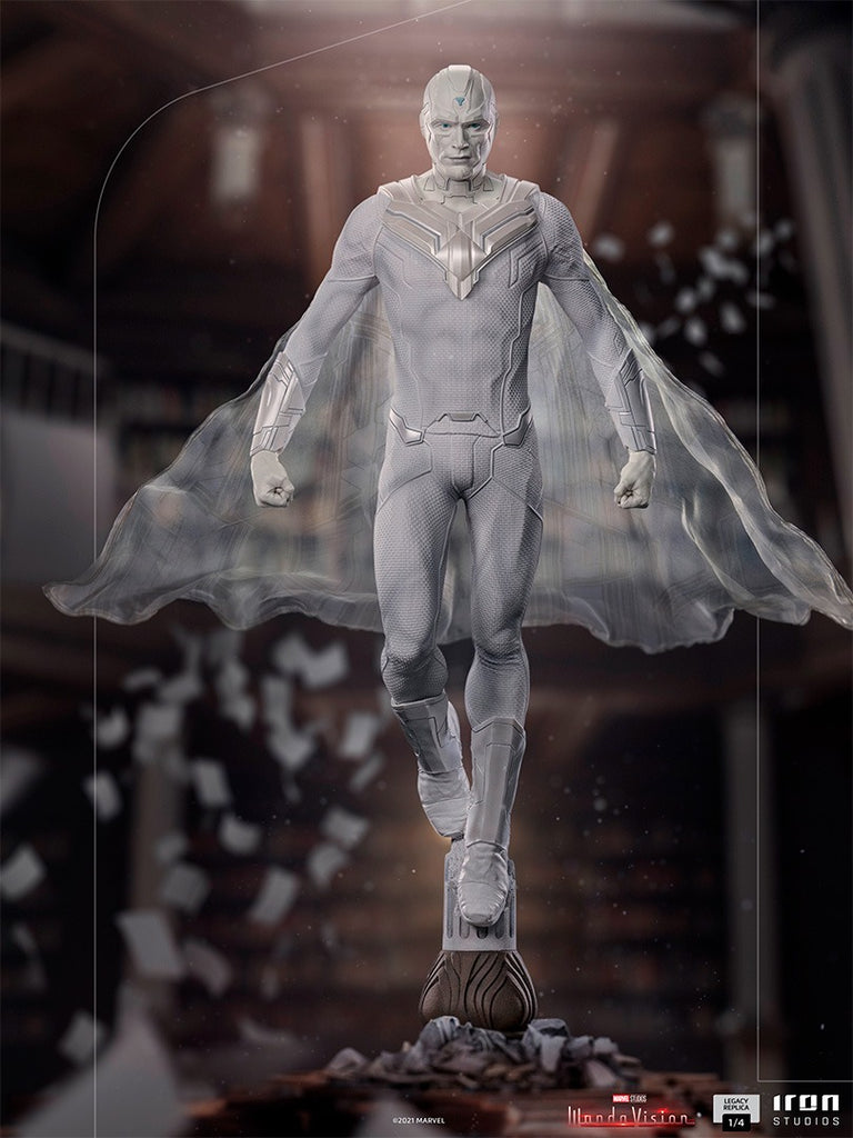 Estátua Visão Branco - Wandavision - Legacy Replica 1/4 - Iron Studios