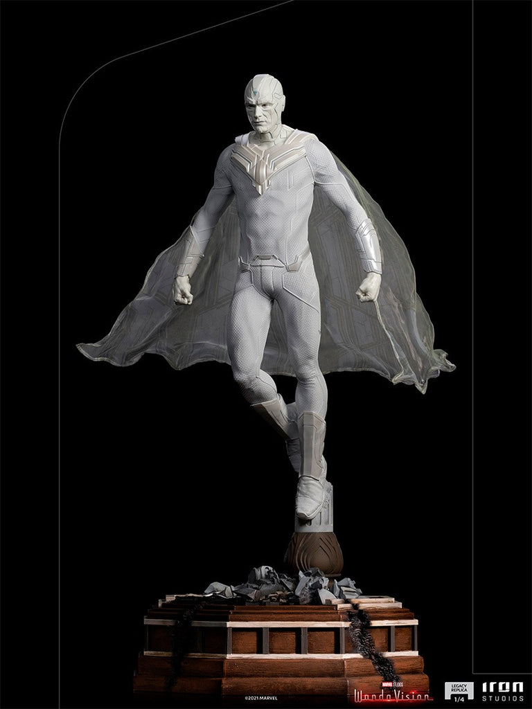 Estátua Visão Branco - Wandavision - Legacy Replica 1/4 - Iron Studios