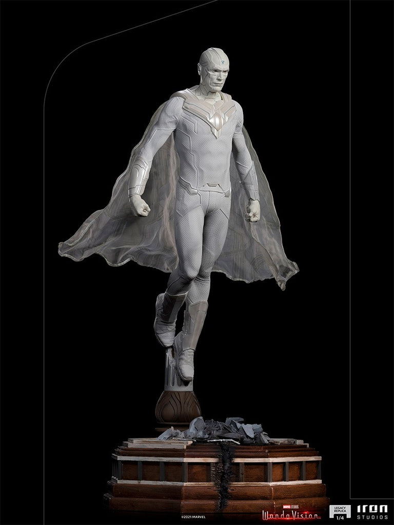 Estátua Visão Branco - Wandavision - Legacy Replica 1/4 - Iron Studios
