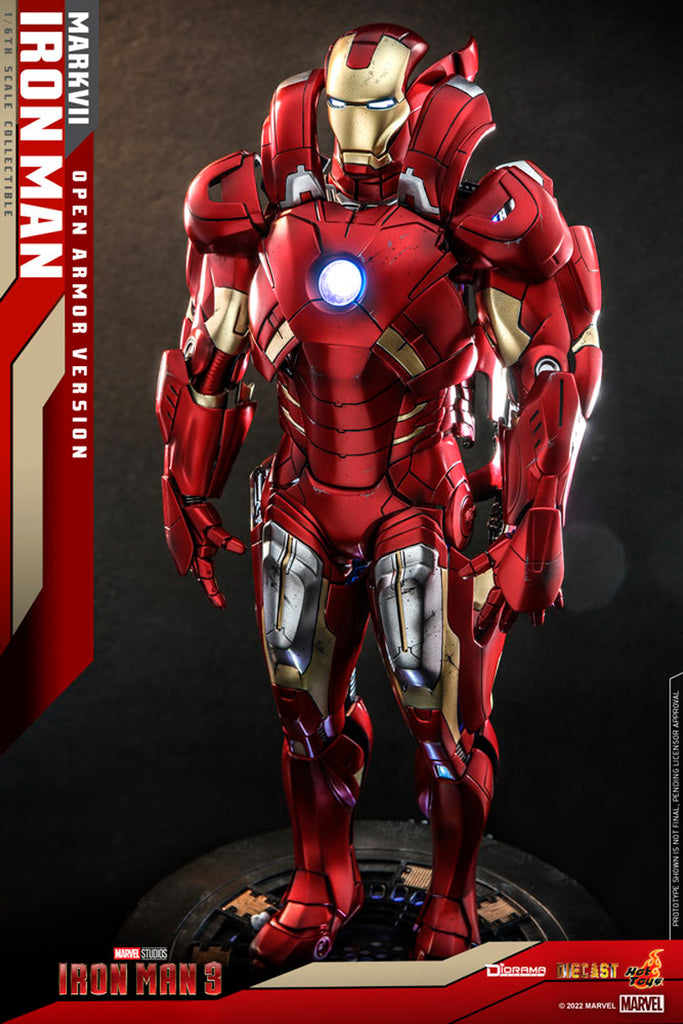 Figura Iron Man Mark VII Open Armor Version - Marvel - Sixth Scale - Hot Toys