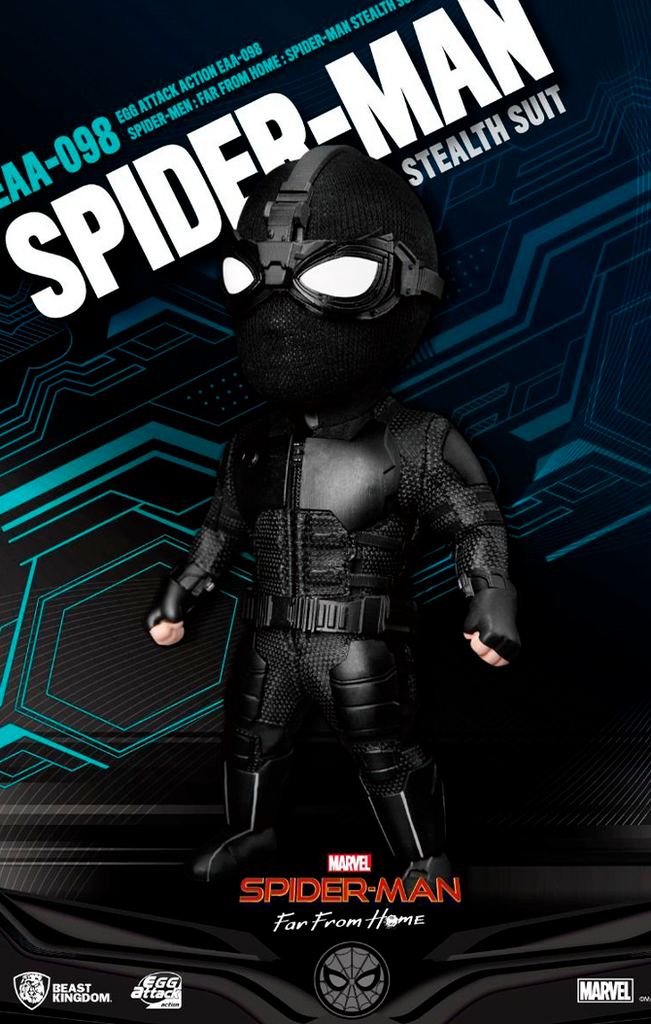 Figura Spider-Man Stealth Suit - Spider-Man: Far From Home - Egg Attack - Beast Kingdom