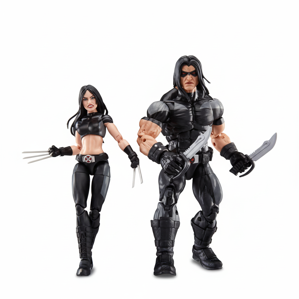 Figura X-23 e Warpath - Marvel Legends Series - Hasbro