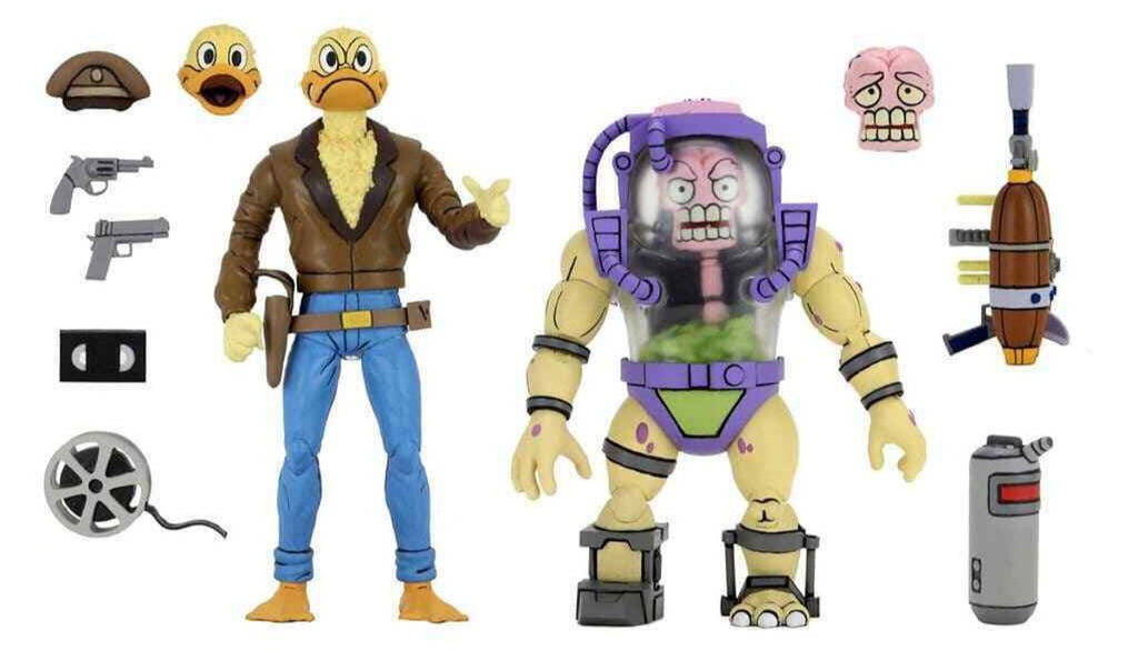 Figuras Ace Duck & Mutagen Man - TMNT Cartoon - 7 Scale - Neca