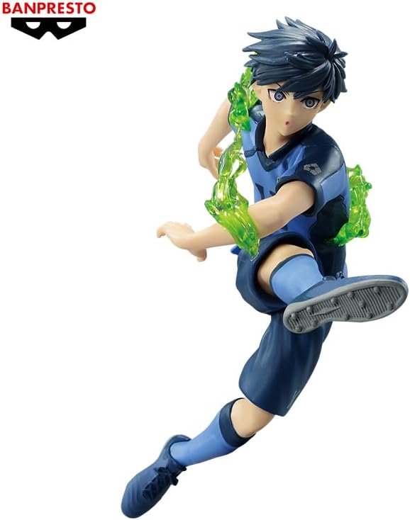 Estátua Yoichi Isagi - Blue Lock - Akakening Ver - Banpresto - Bandai