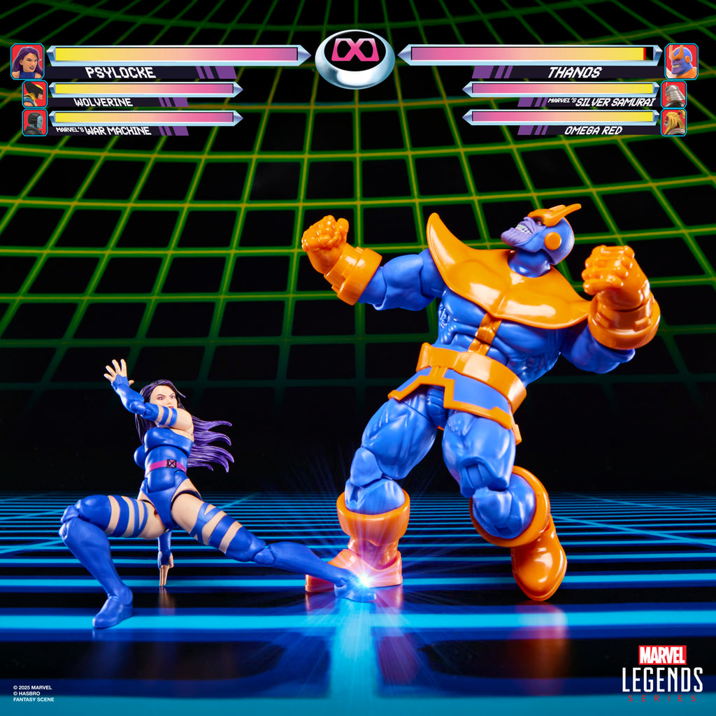 Figura Thanos x Psylocke - Marvel - Marvel Legends Series Gamerverse -  Hasbro