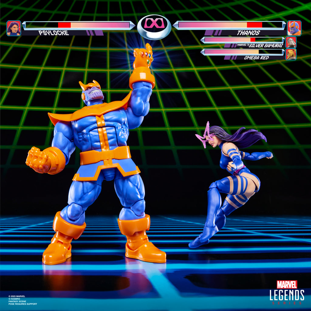 Figura Thanos x Psylocke - Marvel - Marvel Legends Series Gamerverse -  Hasbro