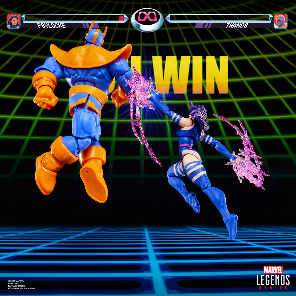 Figura Thanos x Psylocke - Marvel - Marvel Legends Series Gamerverse -  Hasbro