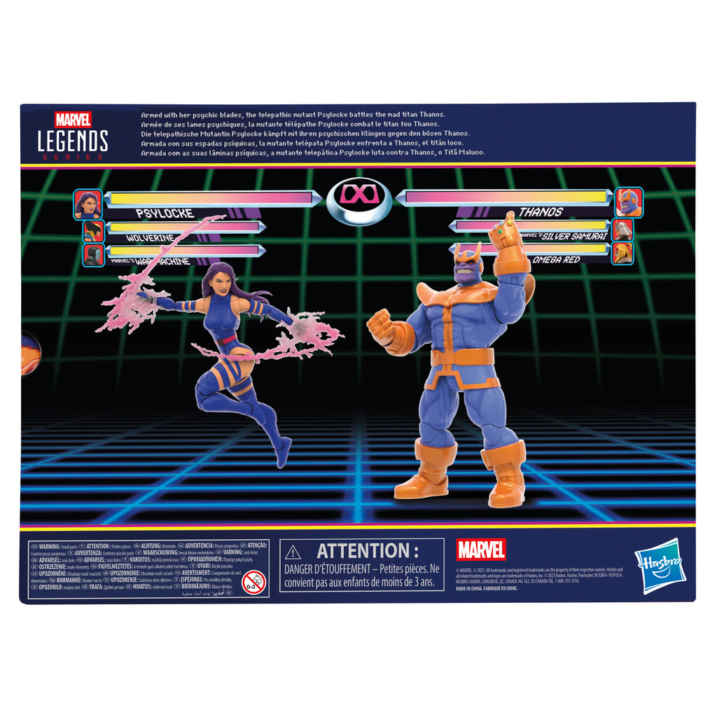 Figura Thanos x Psylocke - Marvel - Marvel Legends Series Gamerverse -  Hasbro