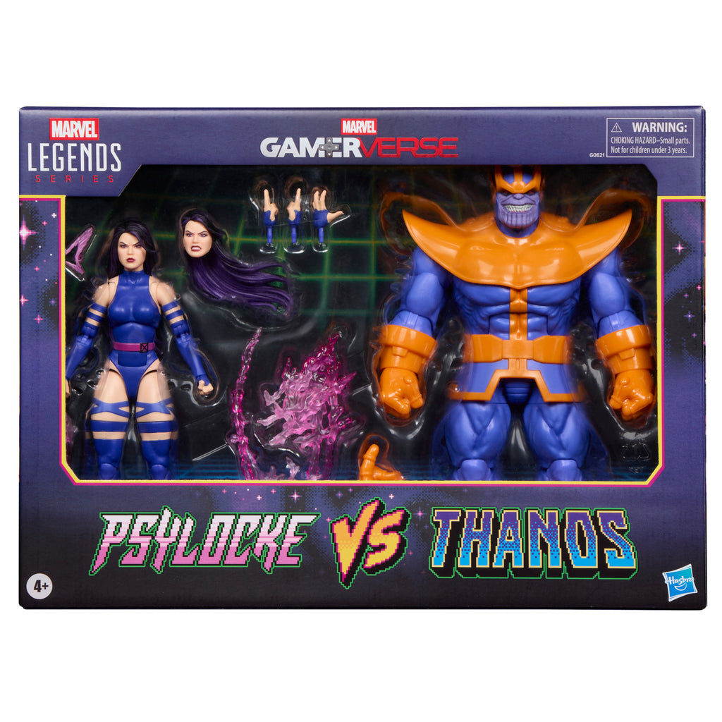 Figura Thanos x Psylocke - Marvel - Marvel Legends Series Gamerverse -  Hasbro