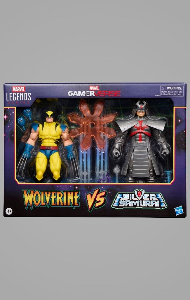 Figura Wolverine x Samurai de Prata - Marvel - Marvel Legends Series Gamerverse - Hasbro