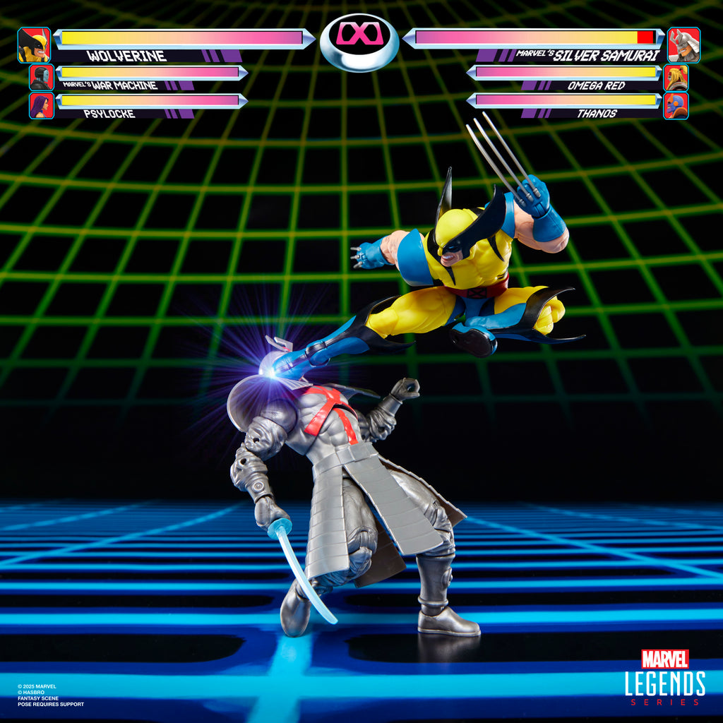 Figura Wolverine x Samurai de Prata - Marvel - Marvel Legends Series Gamerverse - Hasbro