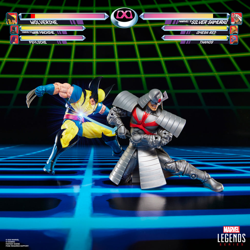 Figura Wolverine x Samurai de Prata - Marvel - Marvel Legends Series Gamerverse - Hasbro