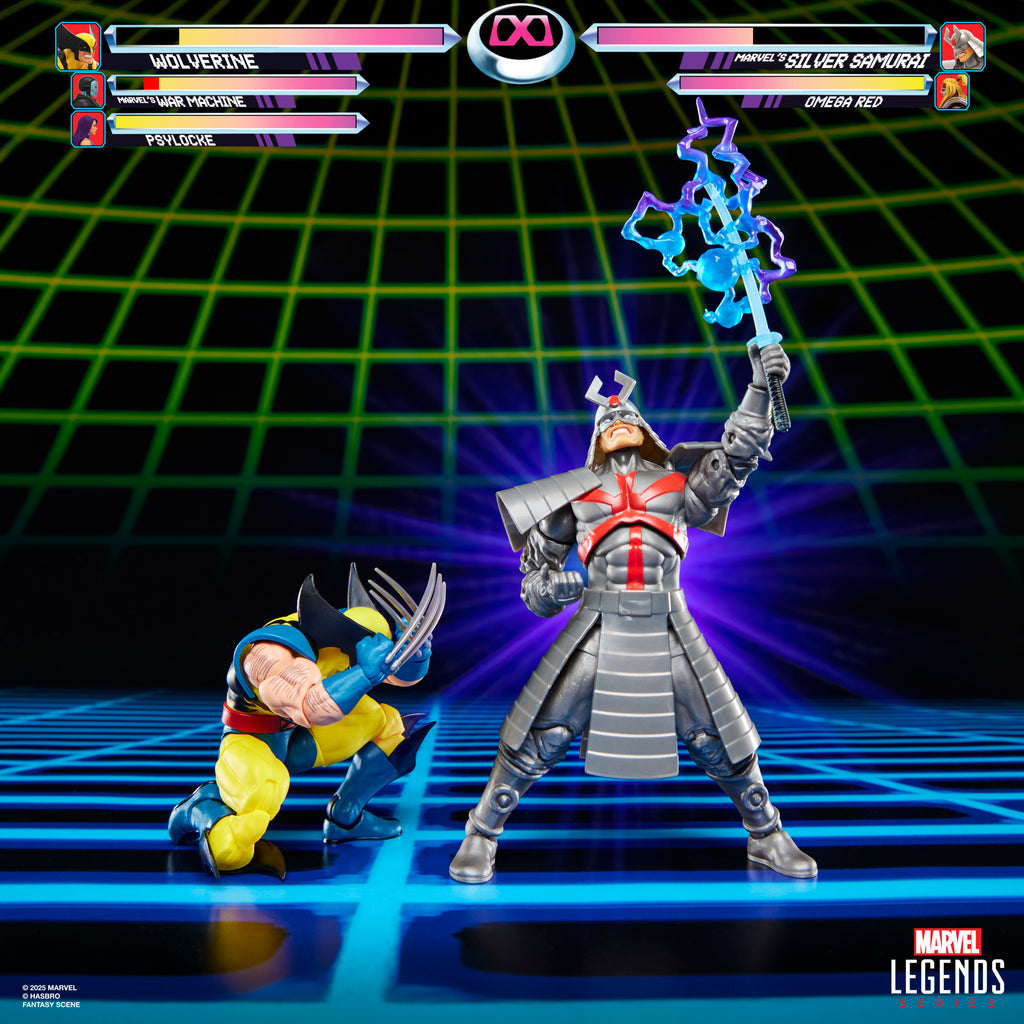 Figura Wolverine x Samurai de Prata - Marvel - Marvel Legends Series Gamerverse - Hasbro