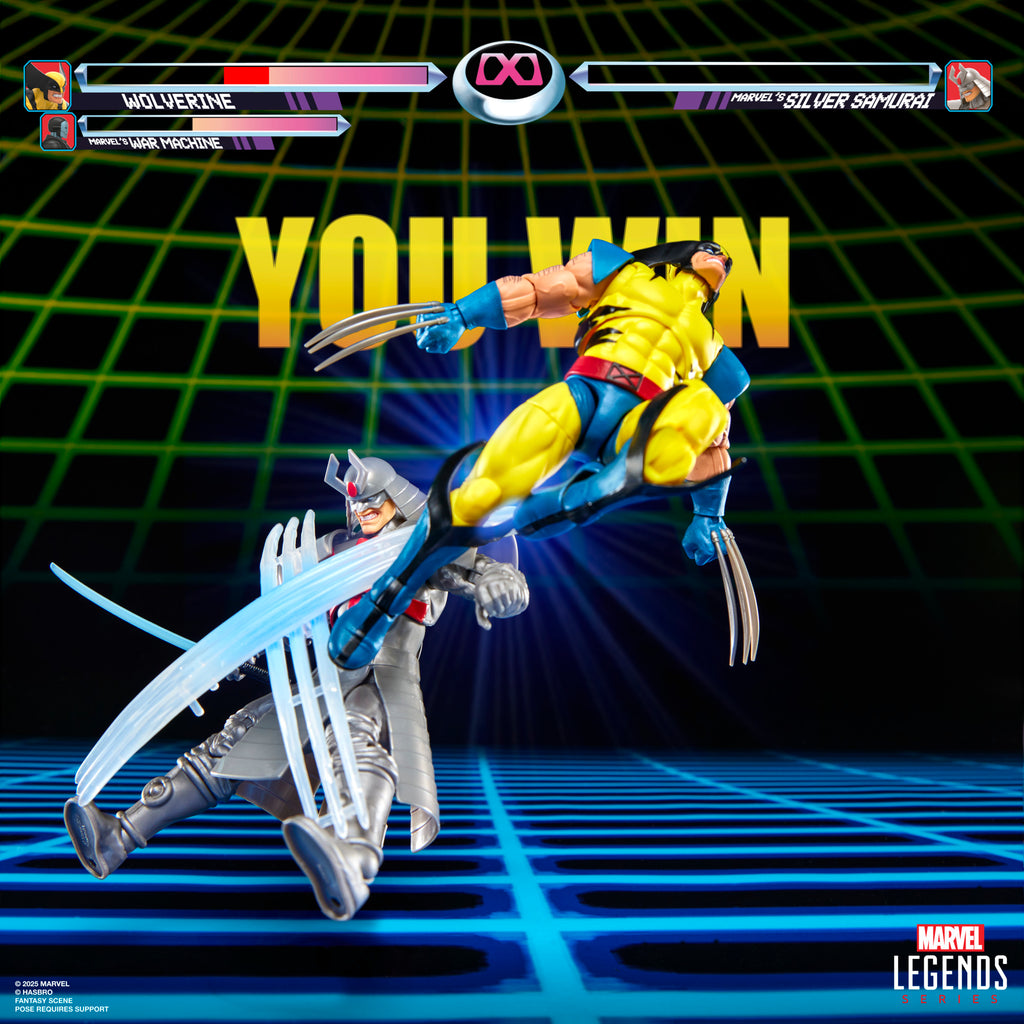 Figura Wolverine x Samurai de Prata - Marvel - Marvel Legends Series Gamerverse - Hasbro