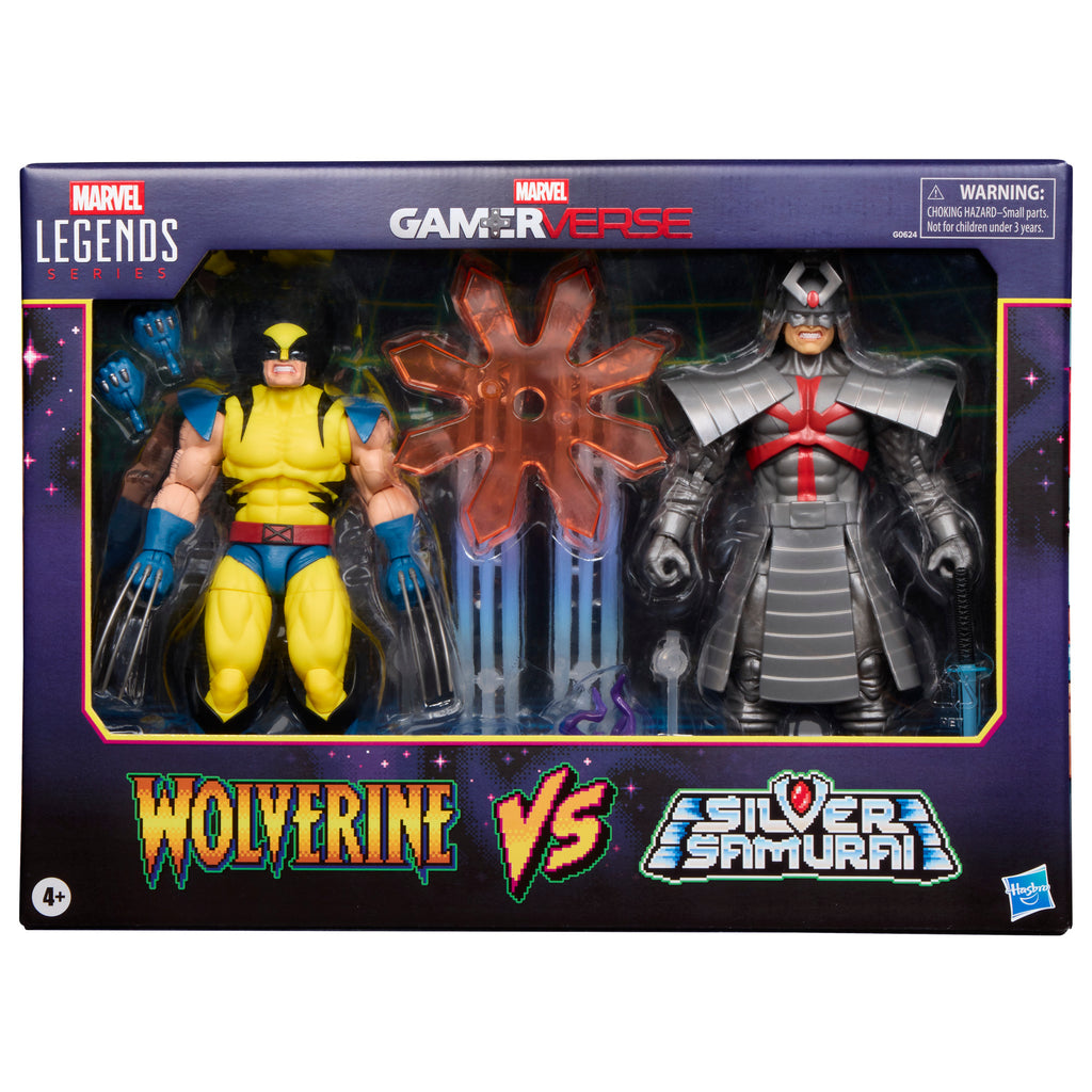 Figura Wolverine x Samurai de Prata - Marvel - Marvel Legends Series Gamerverse - Hasbro