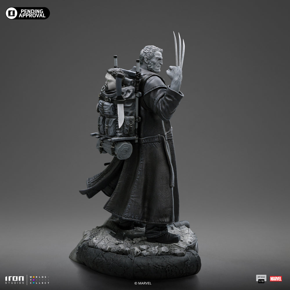 Estátua Old Man Logan (B&W) - X-Men - Art Scale 1/10 - Iron Studios