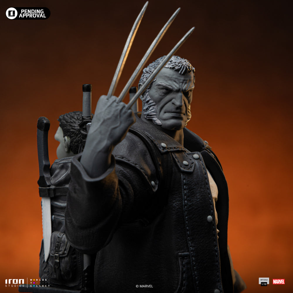 Estátua Old Man Logan (B&W) - X-Men - Art Scale 1/10 - Iron Studios