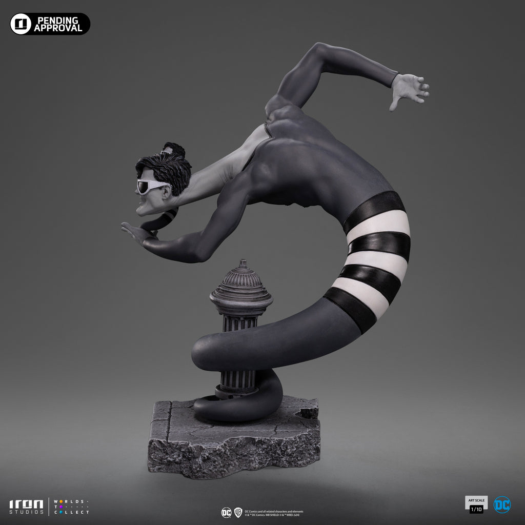 Estátua Plastic Man (B&W) Exclusive - DC Comics Series #9 - Art Scale 1/10 - Iron Studios