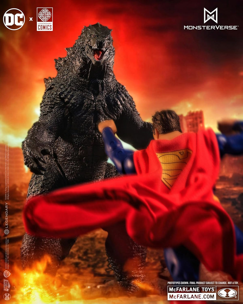 SUPERMAN VS GODZILLA 2 PACK - DC JUSTICE LEAGUE MONSTERVERSE - 7