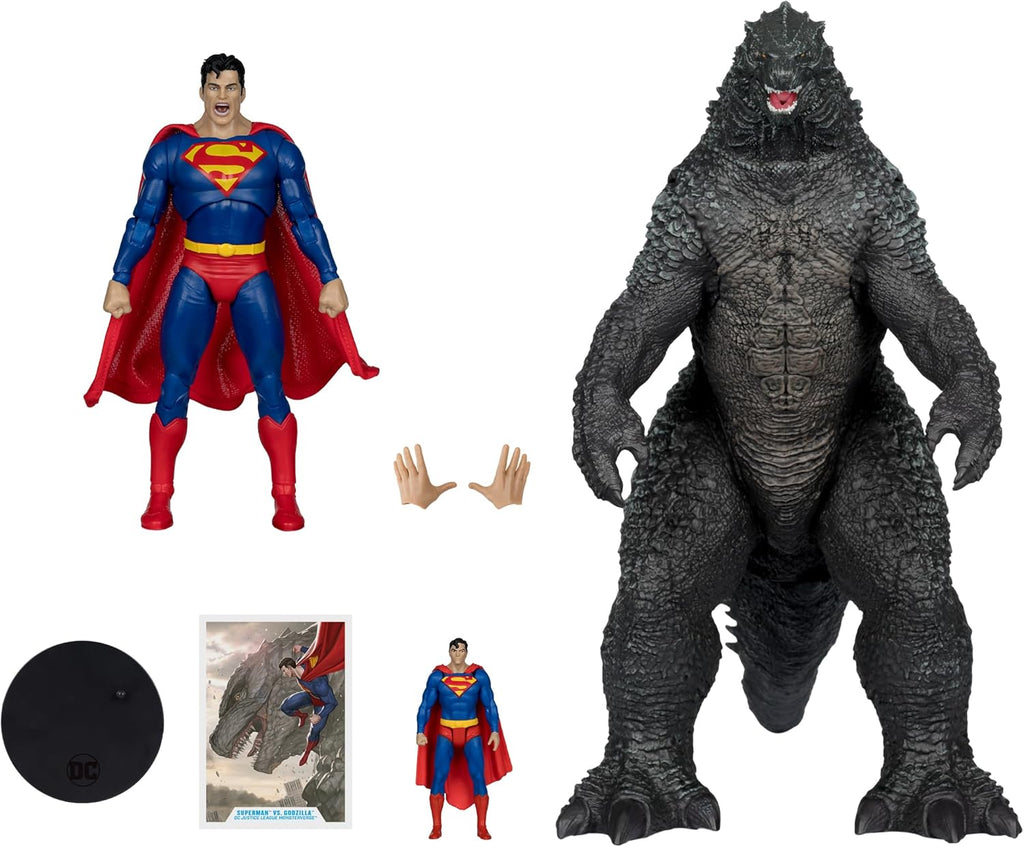 SUPERMAN VS GODZILLA 2 PACK - DC JUSTICE LEAGUE MONSTERVERSE - 7