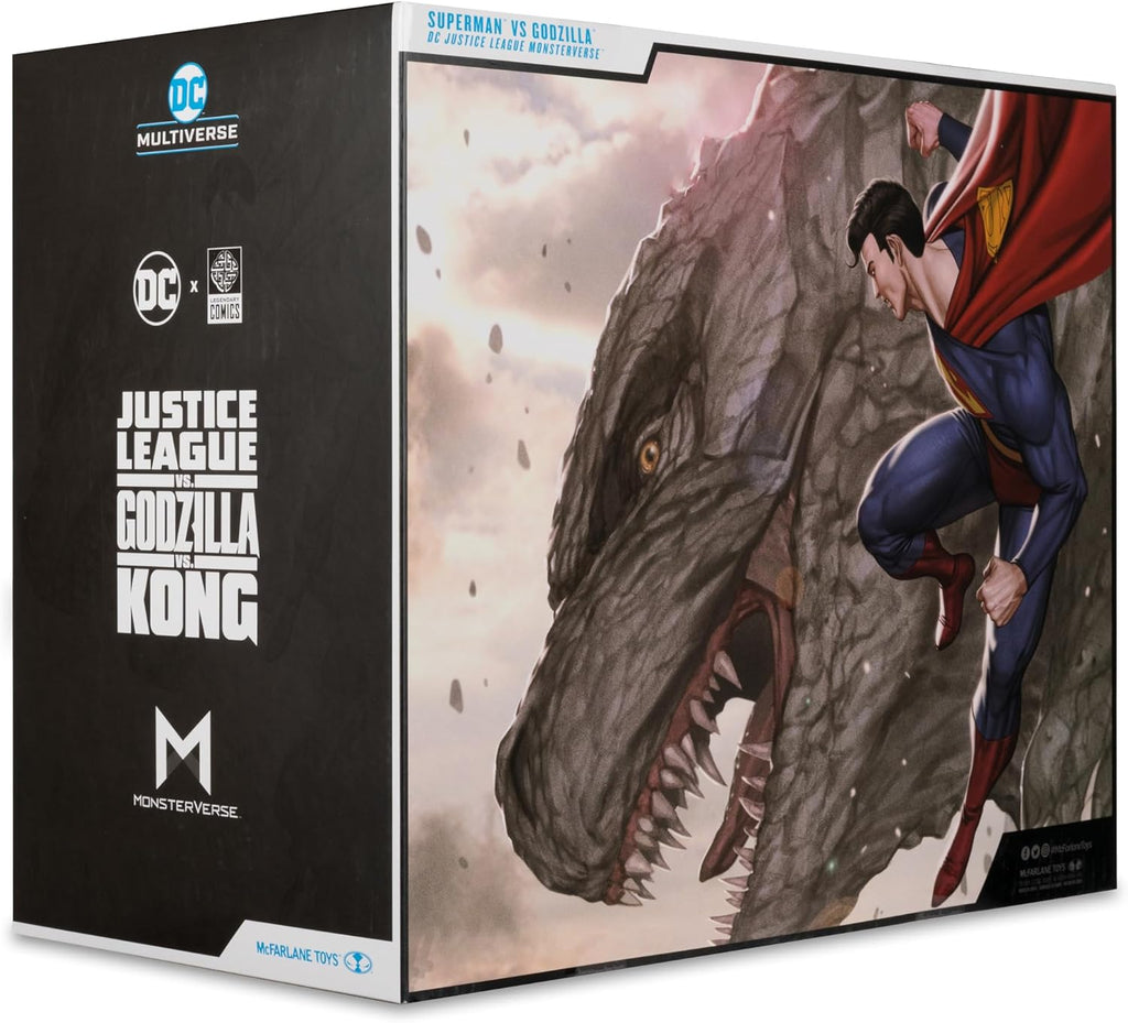 SUPERMAN VS GODZILLA 2 PACK - DC JUSTICE LEAGUE MONSTERVERSE - 7