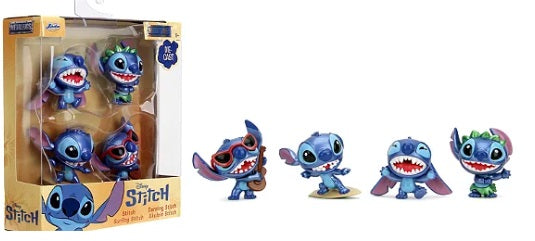 Conjunto de Estátuas Stitch - Disney - Metalfigs Metals Die-Cast - 2,5