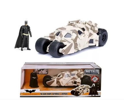Veículo Batmóvel 2008 The Dark Knight (Com Boneco) - Metals Die-Cast - 1/24 - Jada Toys