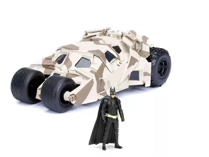 Veículo Batmóvel 2008 The Dark Knight (Com Boneco) - Metals Die-Cast - 1/24 - Jada Toys