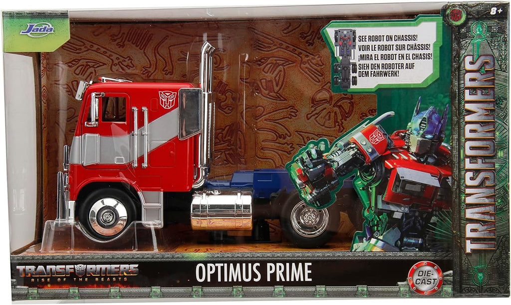 Veículo Optimus Prime - Transformers Rise Of The Beasts - Hollywood Rides - 1/24 - Jada Toys