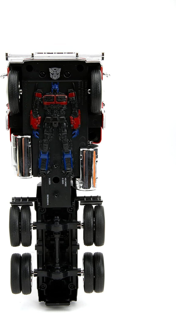 Veículo Optimus Prime - Transformers Rise Of The Beasts - Hollywood Rides - 1/24 - Jada Toys