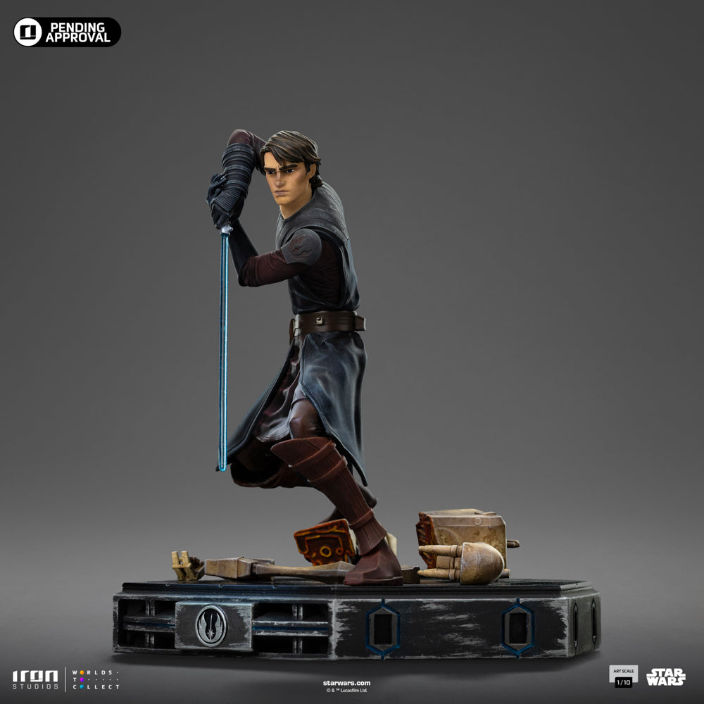 Estátua Anakin Skywalker - Star Wars: Clone Wars - Art Scale 1/10 - Iron Studios