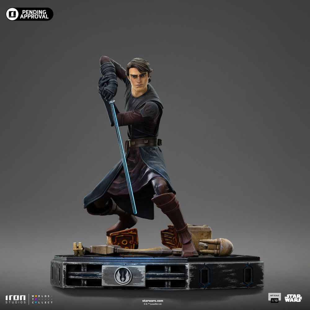 Estátua Anakin Skywalker - Star Wars: Clone Wars - Art Scale 1/10 - Iron Studios