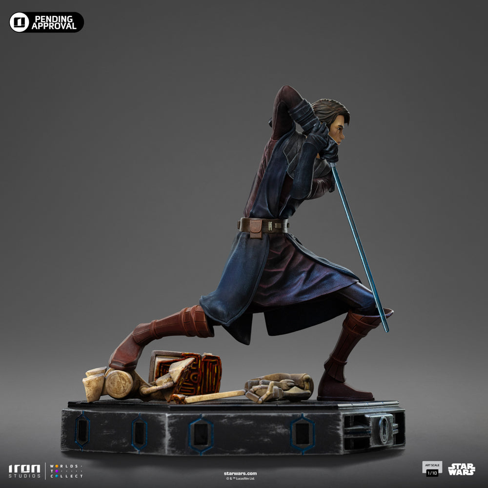 Estátua Anakin Skywalker - Star Wars: Clone Wars - Art Scale 1/10 - Iron Studios
