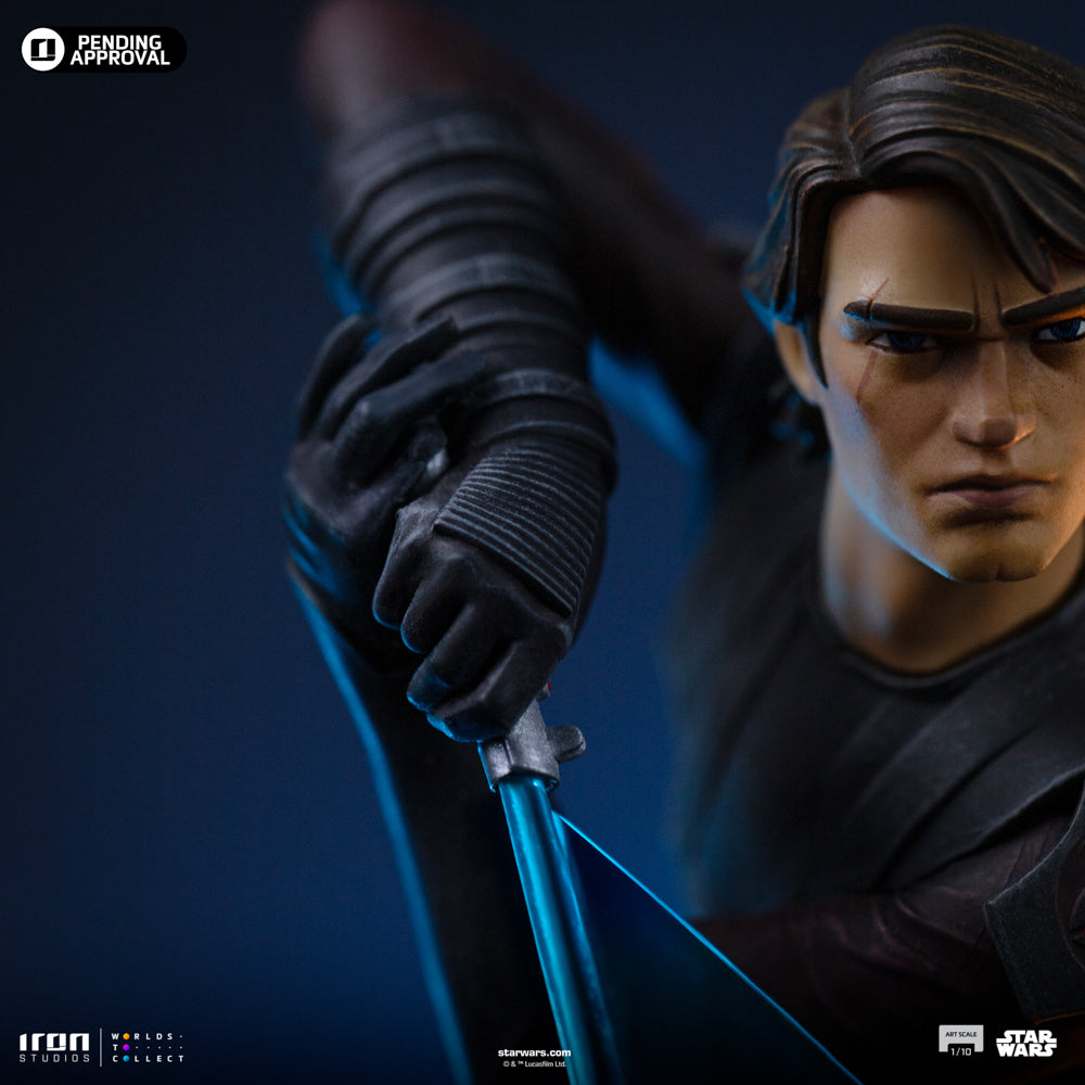 Estátua Anakin Skywalker - Star Wars: Clone Wars - Art Scale 1/10 - Iron Studios