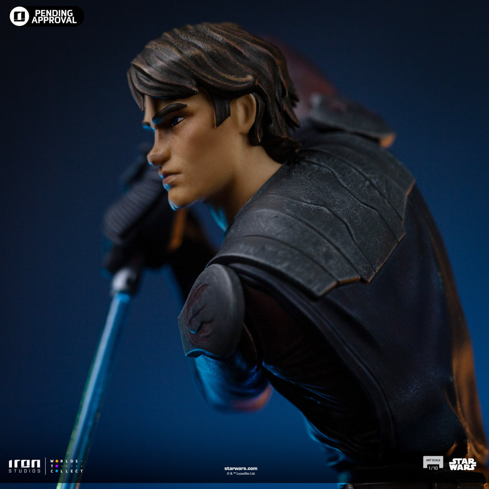 Estátua Anakin Skywalker - Star Wars: Clone Wars - Art Scale 1/10 - Iron Studios