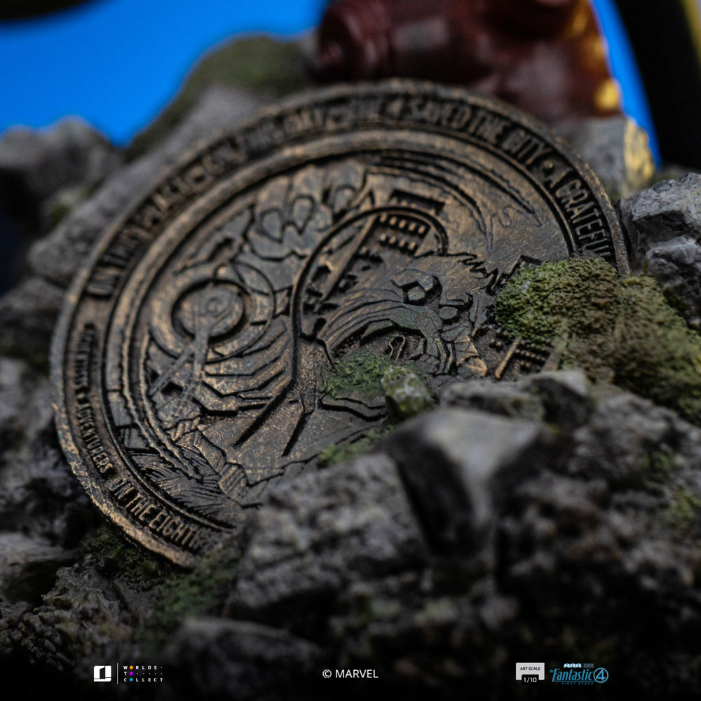 Estátua Mulher Invisivel e Franklin - Quarteto Fantástico - Art Scale 1/10 - Iron Studios