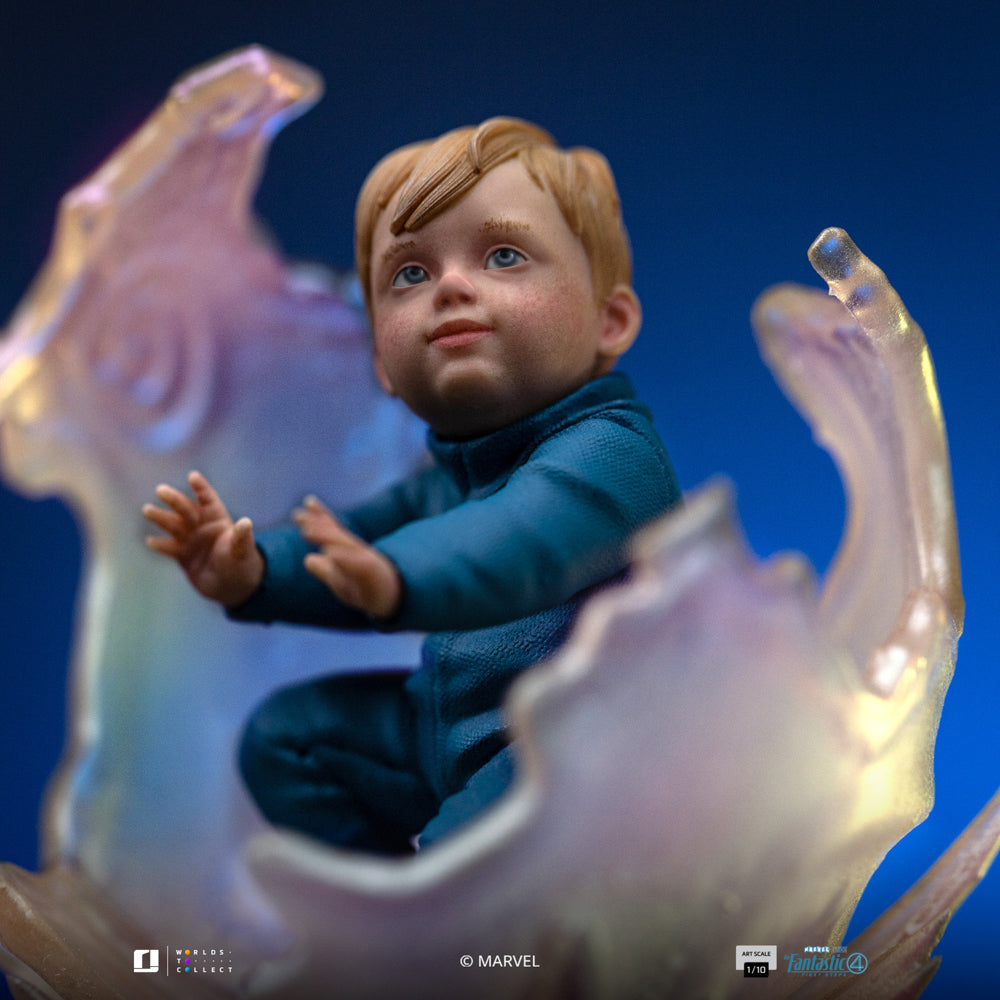 Estátua Mulher Invisivel e Franklin - Quarteto Fantástico - Art Scale 1/10 - Iron Studios