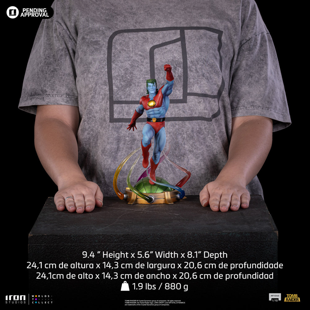 Estátua Capitão Planeta - Captain Planet and the Planeteers - Art Scale 1/10 - Iron Studios