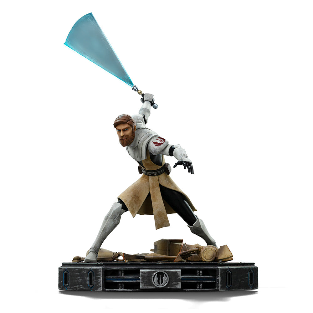 Estátua Obi-Wan Kenobi - Star Wars: Clone Wars - Art Scale 1/10 - Iron Studios