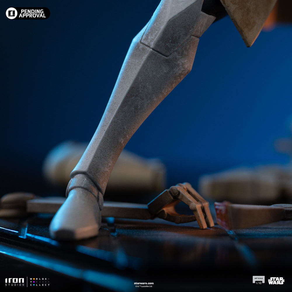 Estátua Obi-Wan Kenobi - Star Wars: Clone Wars - Art Scale 1/10 - Iron Studios