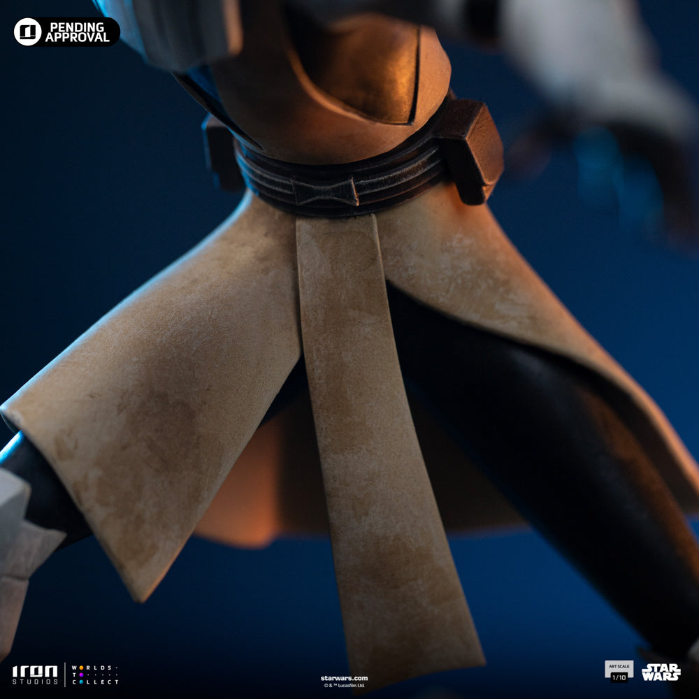 Estátua Obi-Wan Kenobi - Star Wars: Clone Wars - Art Scale 1/10 - Iron Studios