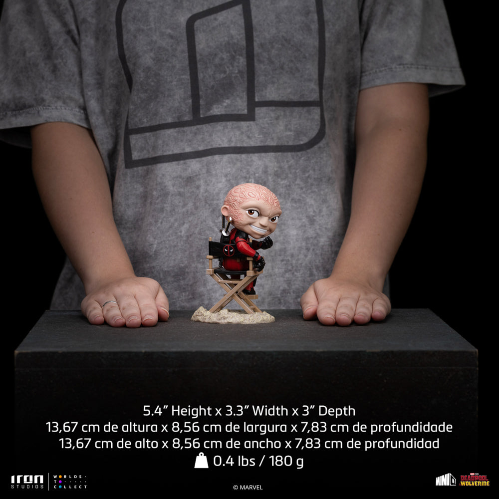 Estátua  Deadpool (Unmasked) - MiniCo - Iron Studios