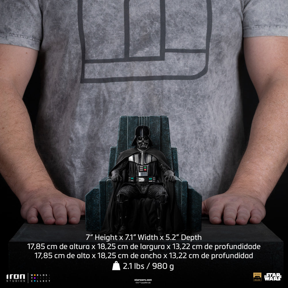 Estátua Darth Vader on Throne - Star Wars - Art Scale 1/10 - Iron Studios
