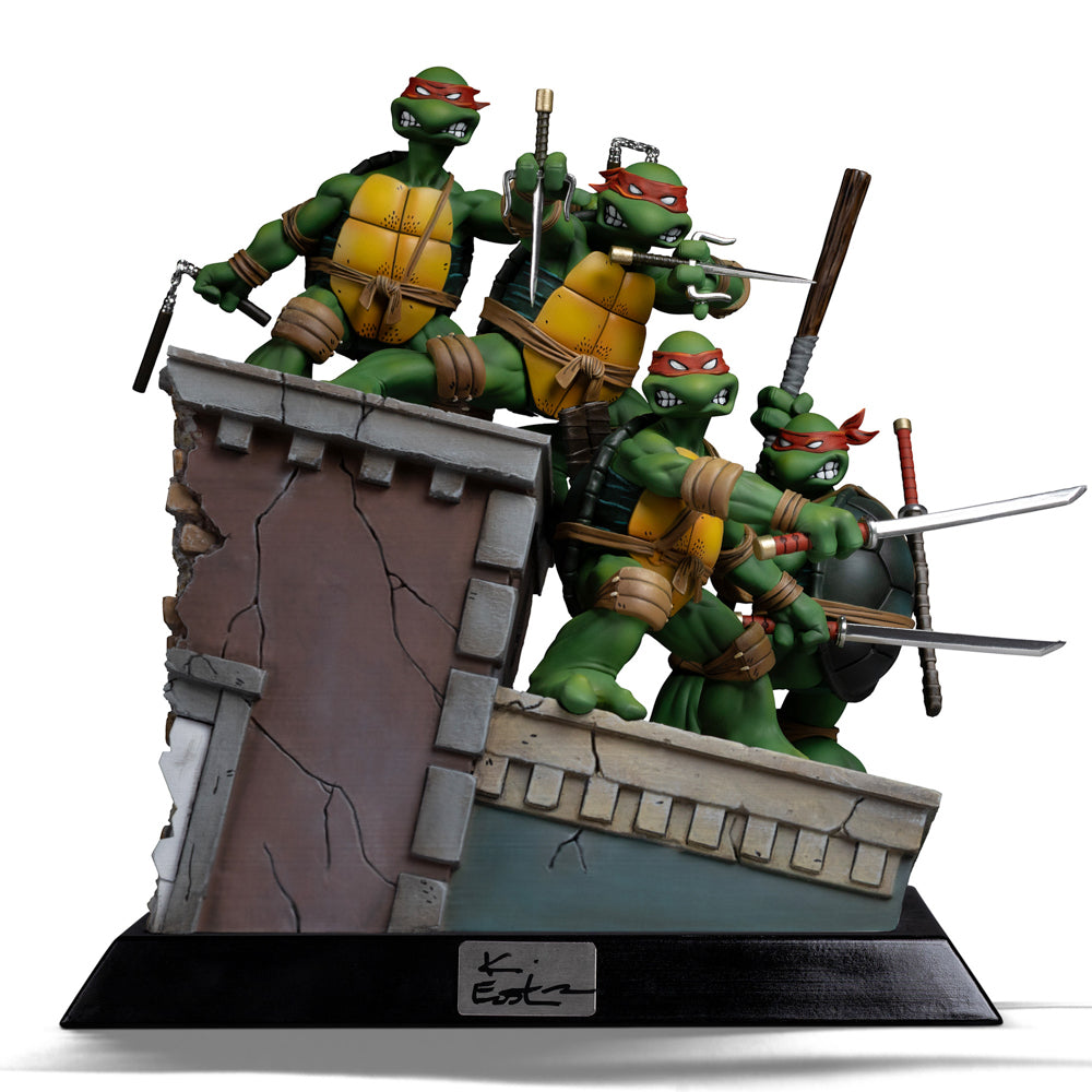 Estátua TMNT 1st Cover Set (Signed Version) - Teenage Mutant Ninja Turtles - Art Scale 1/10 - Iron Studios