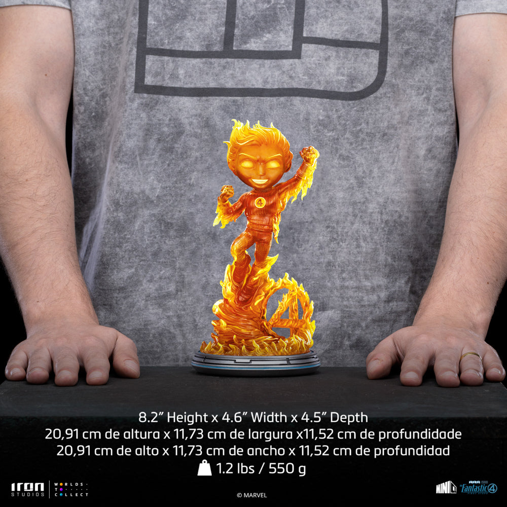 Estátua Tocha Humana - Fantastic Four - MiniCo - Iron Studios