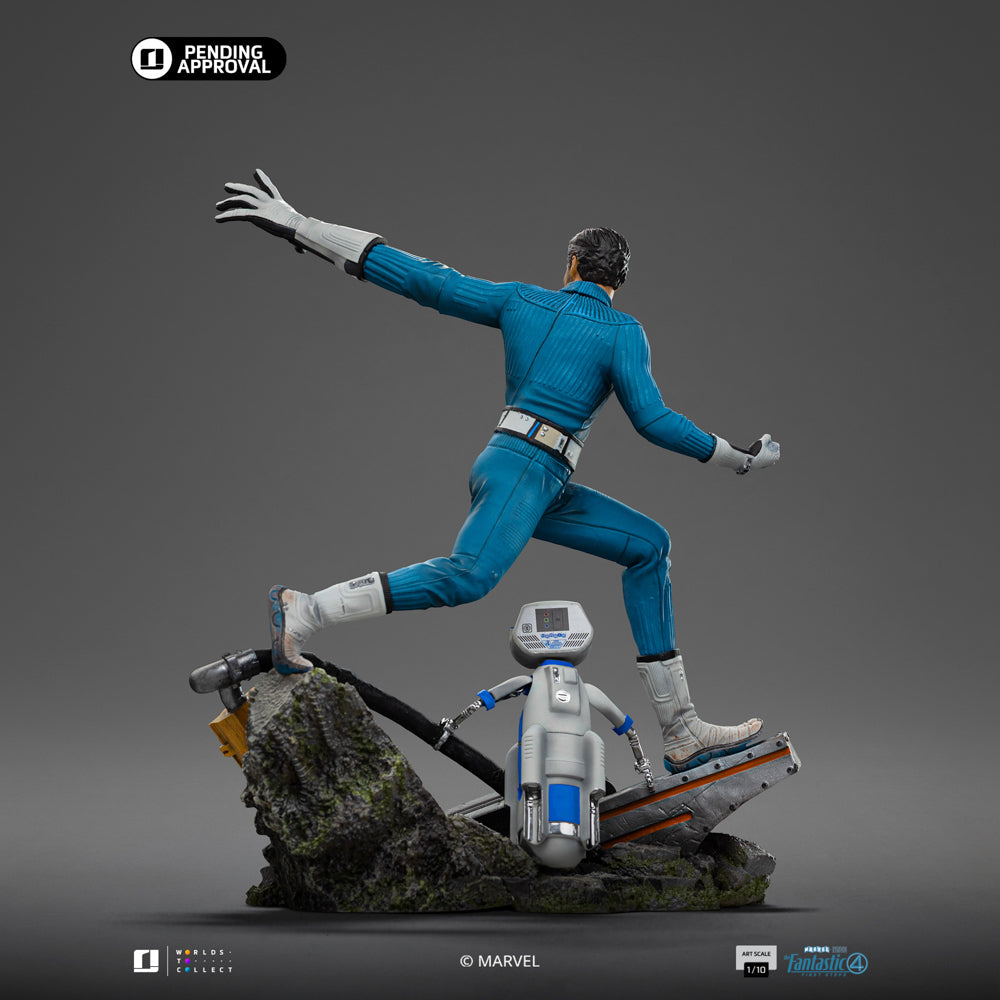 Estátua Mr. Fantastic and H.E.R.B.I.E 1/10 - Fantastic Four - Art Scale 1/10 - Iron Studios