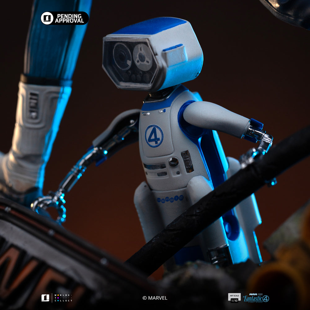 Estátua Mr. Fantastic and H.E.R.B.I.E 1/10 - Fantastic Four - Art Scale 1/10 - Iron Studios