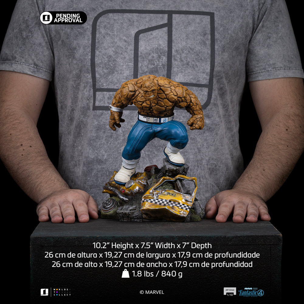 Estátua O Coisa (Exclusive Version) - Quarteto Fantástico - Art Scale 1/10 - Iron Studios