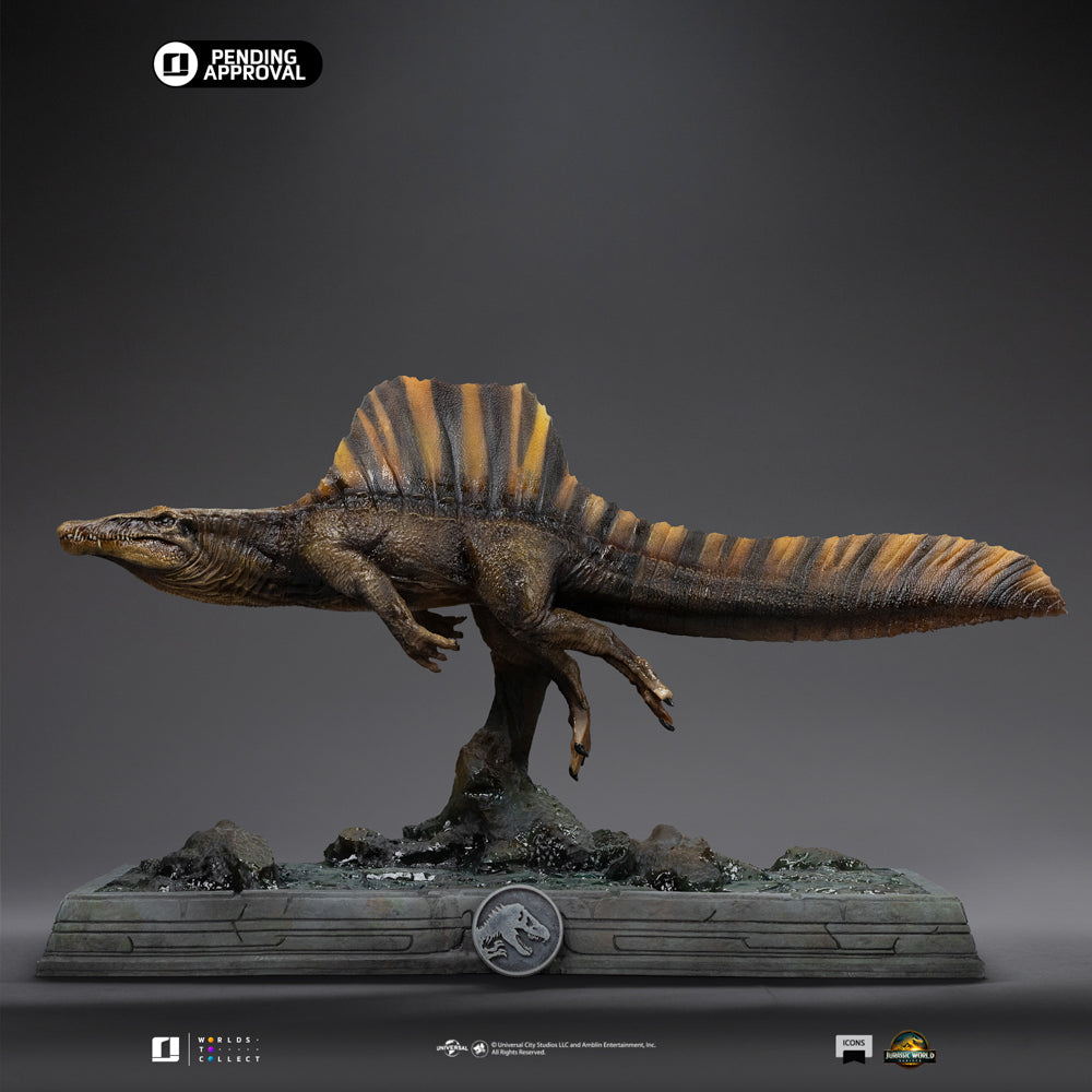 Estátua Spinosaurus - Jurassic World: Rebirth - Icons - Iron Studios